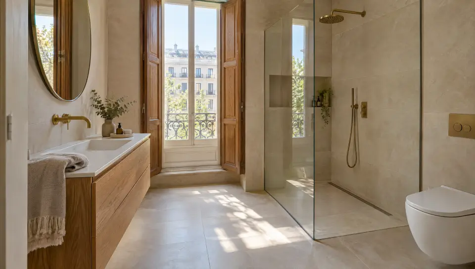 Después: baño reformado